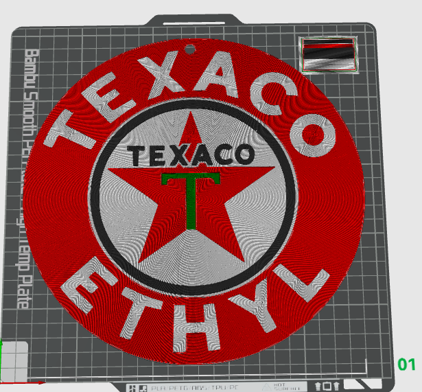 Texaco Wall Frame