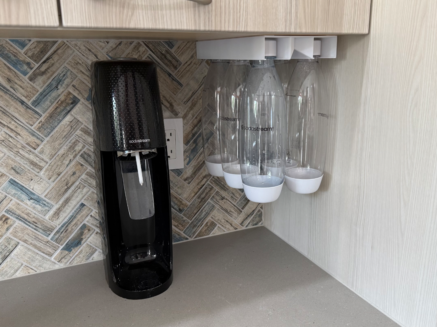 Sodasteam Bottle Hanger - Cabinet Depth
