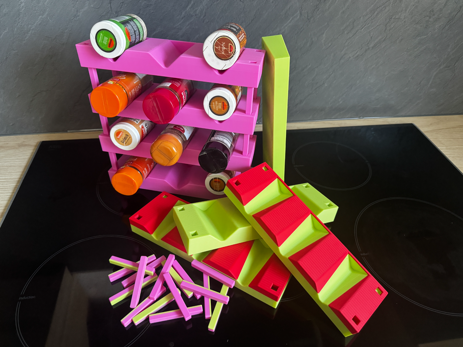 spice rack modular, expandable, stackable