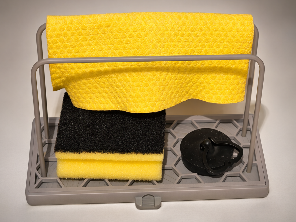double Dishcloth Hanger