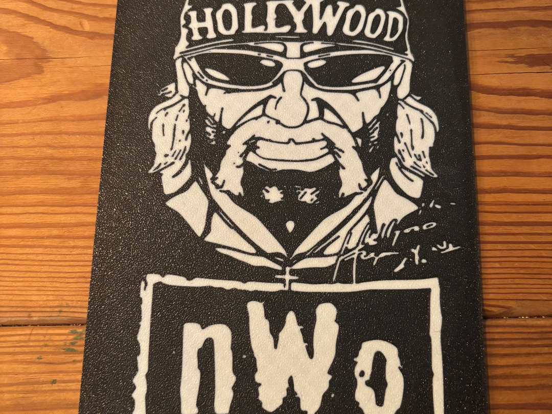 Hollywood Hulk Hogan NWO Plate