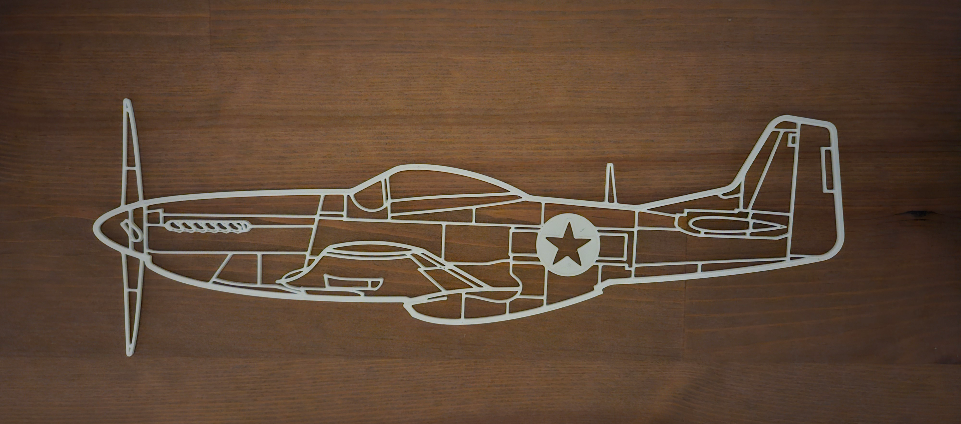 Aircraft wallart series P51 Mustang