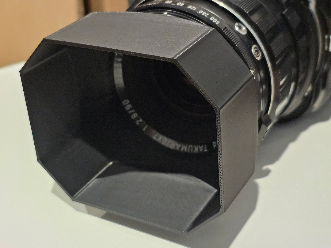 lens hood for Pentax 6x7 90mm or 105mm lenses