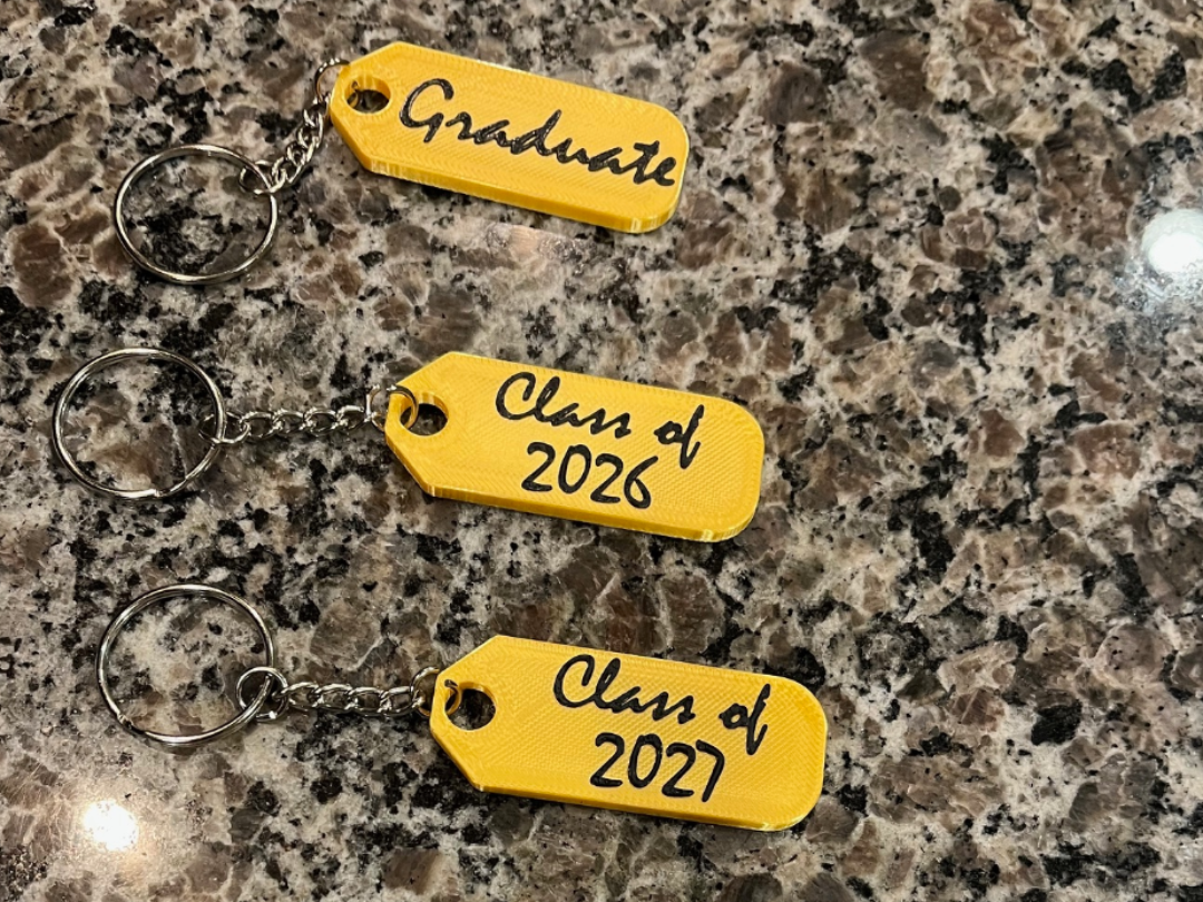 Graduation Keychain Class of 2026 2027 2028 2029