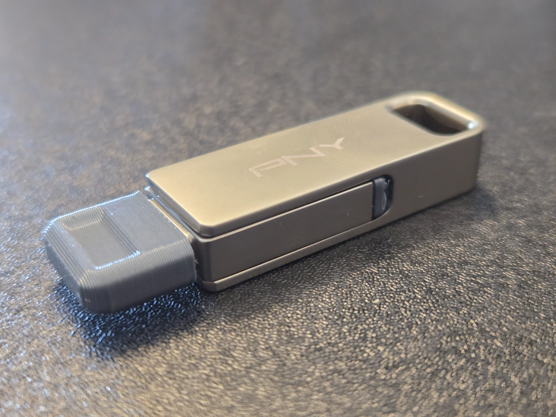 PNY Dual USB C & B Flash Drive Caps / Dust Covers