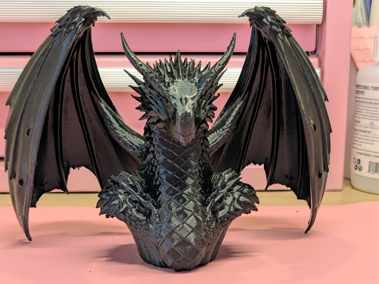 Tairn inspried Dragon Bust.  2 versions