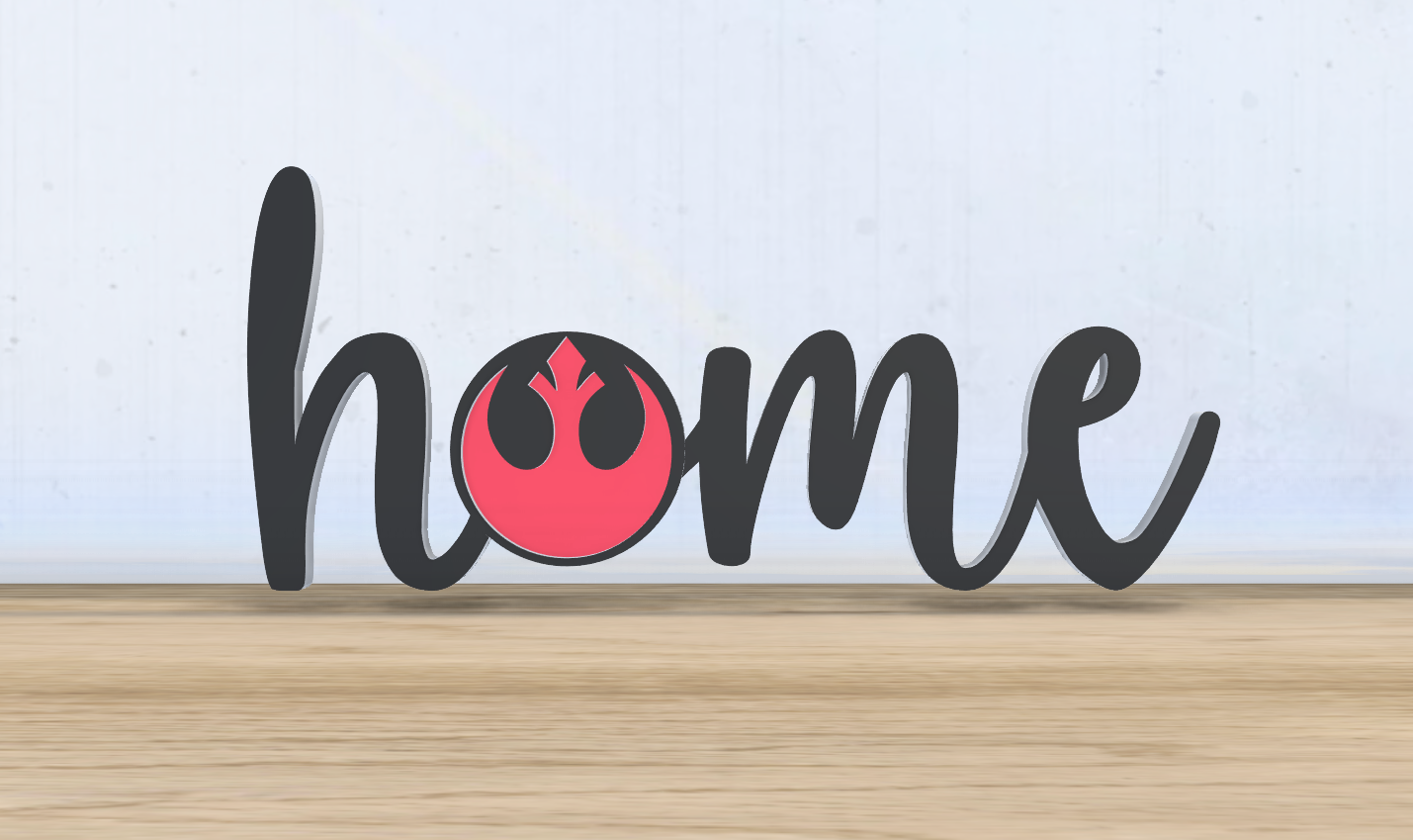 Rebel Alliance - Home Sign - Standing Decor