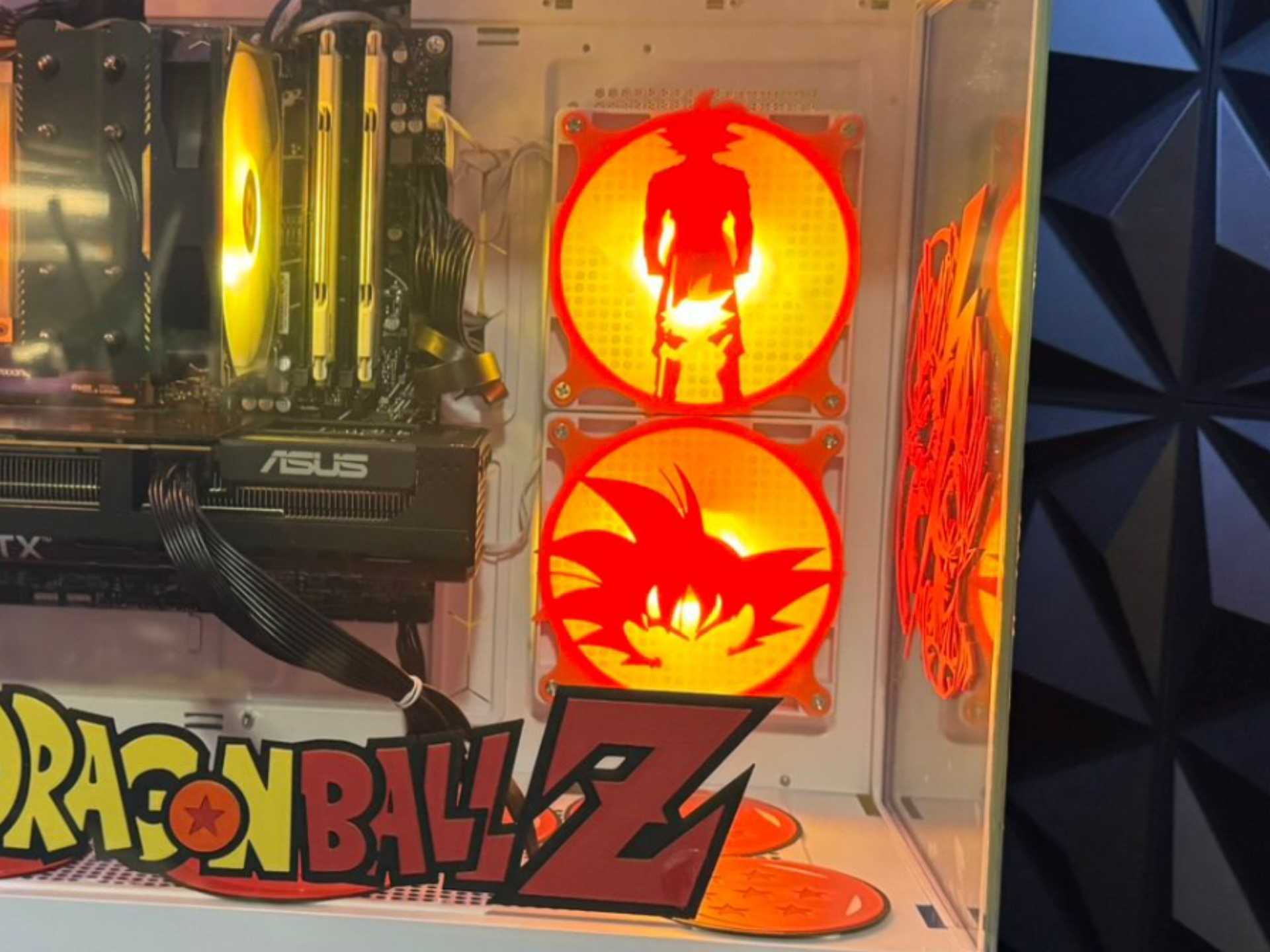 DBZ Goku 120MM Fan Cover