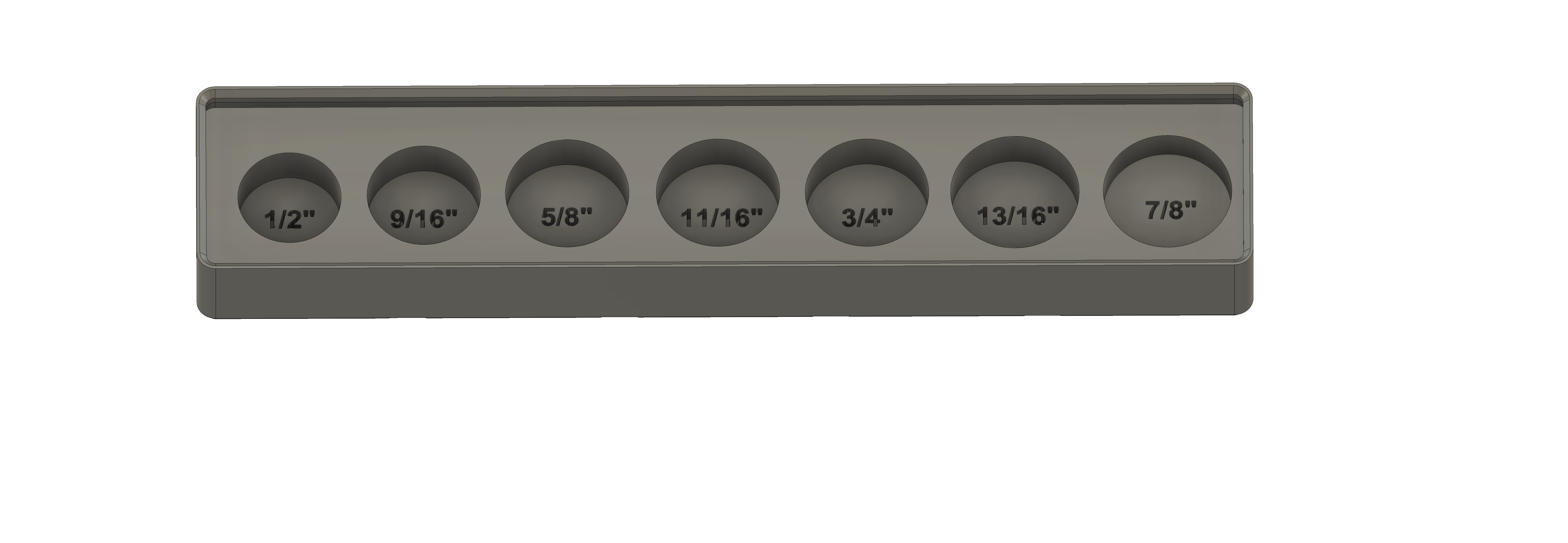 Gridfinity - Wera SAE Socket Set Holder