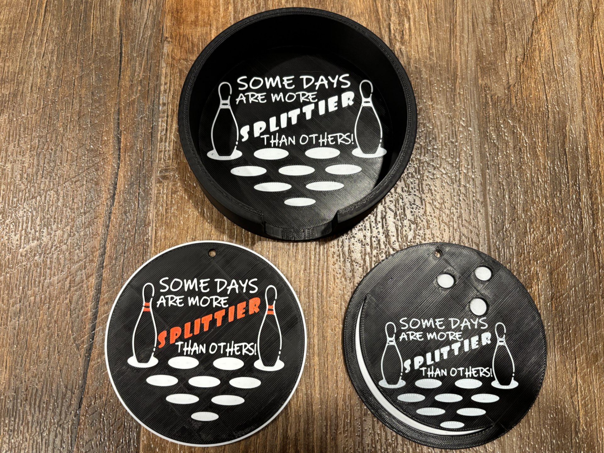 Funny bowling coaster set. Too many splits!!