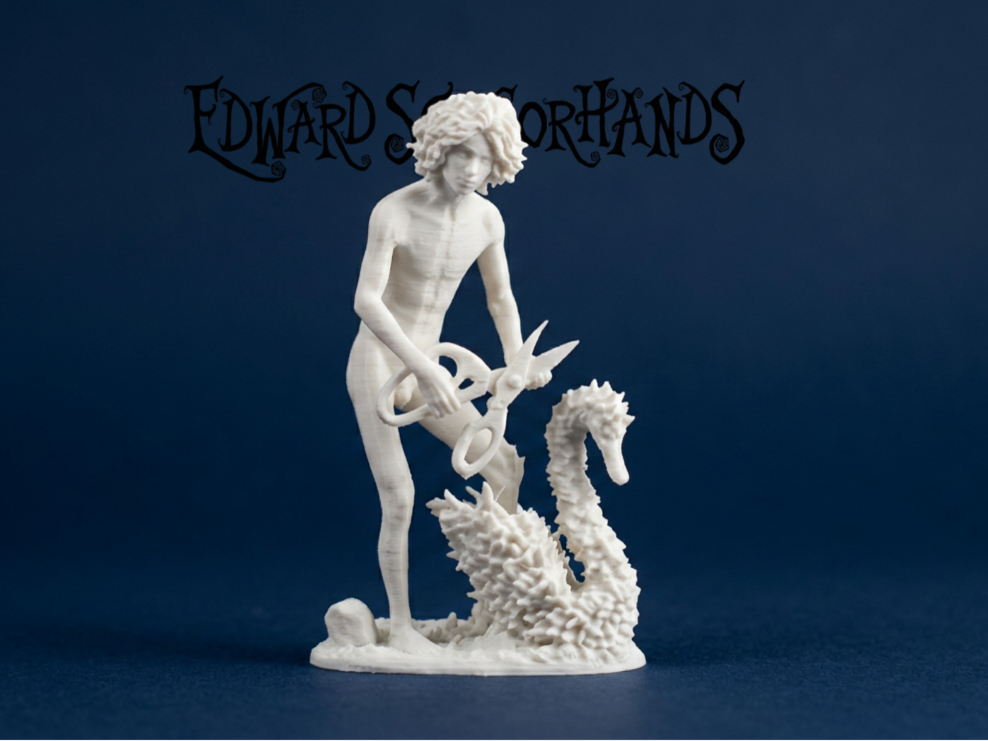 Edward Scissorhands with Topiary Swan – Tim Burton