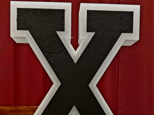 Letter X Piggy Bank