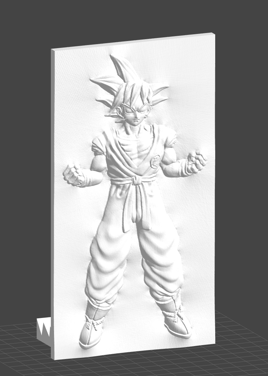 Goku - Dragon Ball Z - Relief Sculpture
