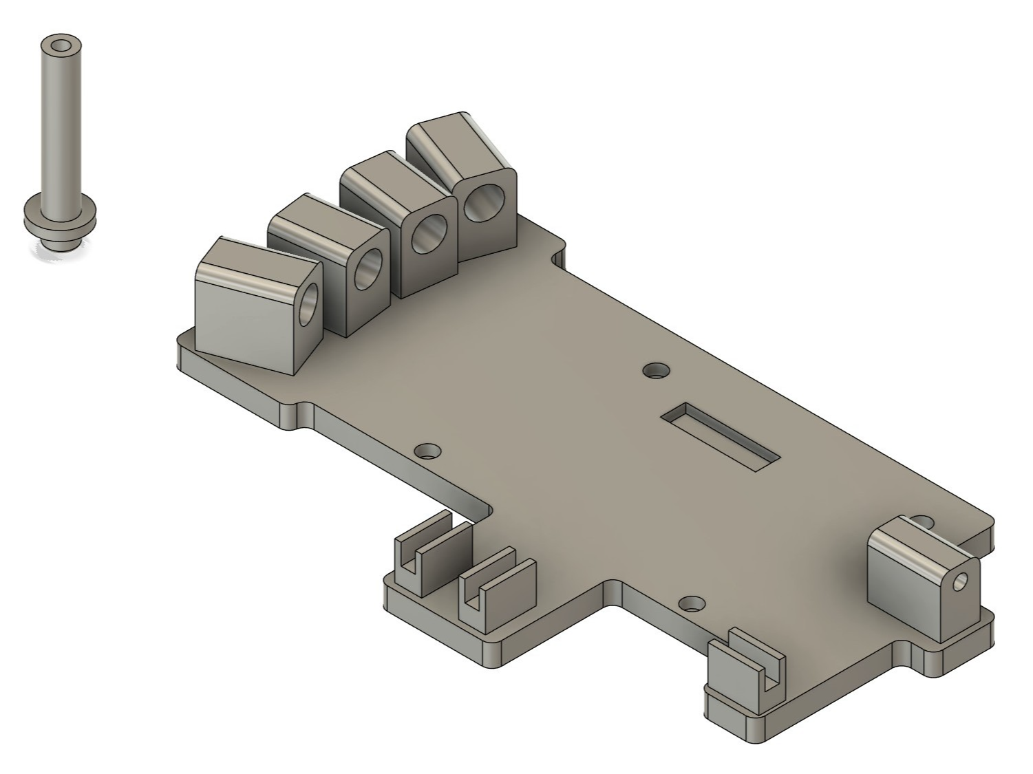Bambu AMS Hub with PTFE release rods and support