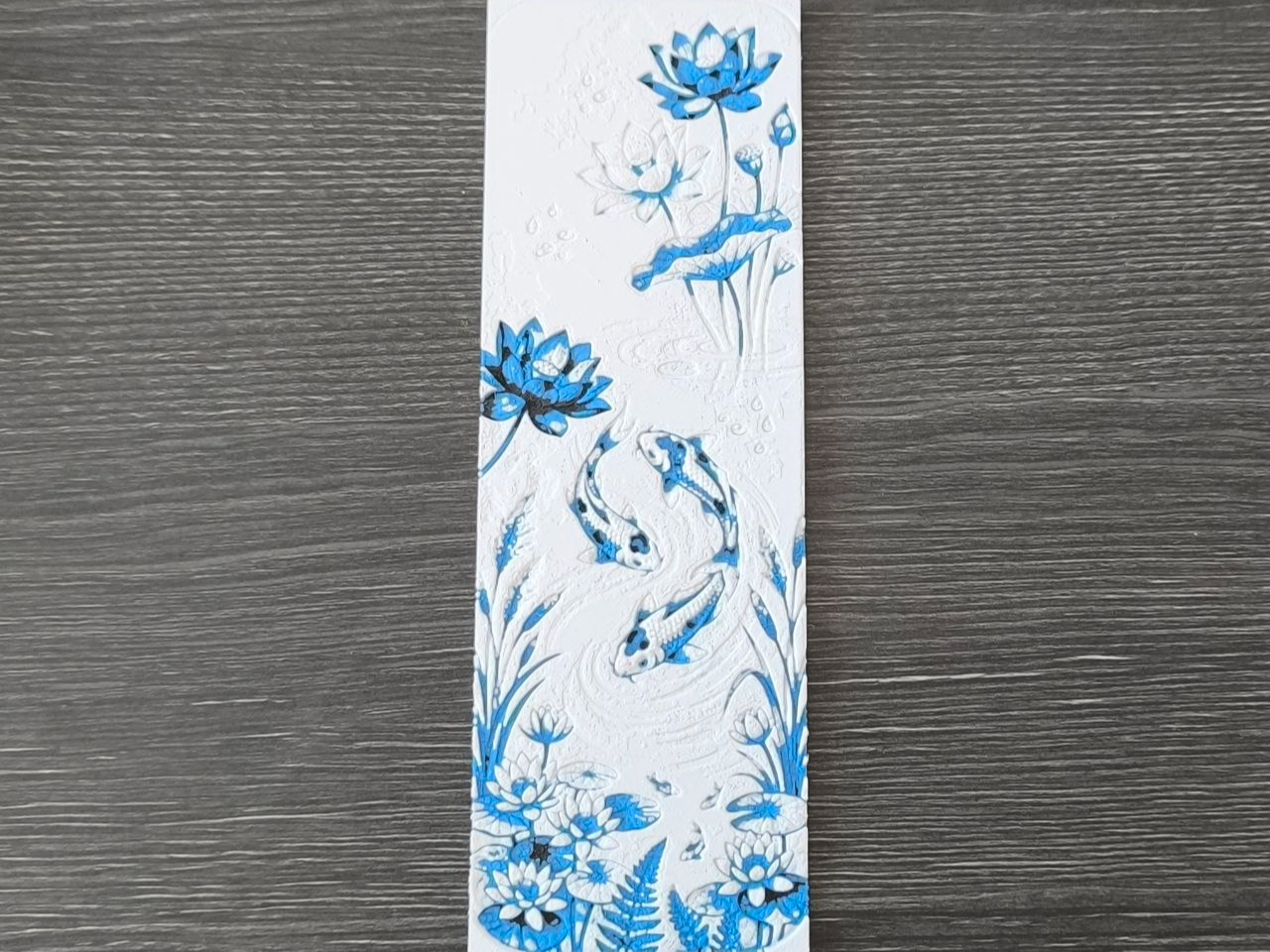 Koi Pond Serenity  HueForge Bookmark