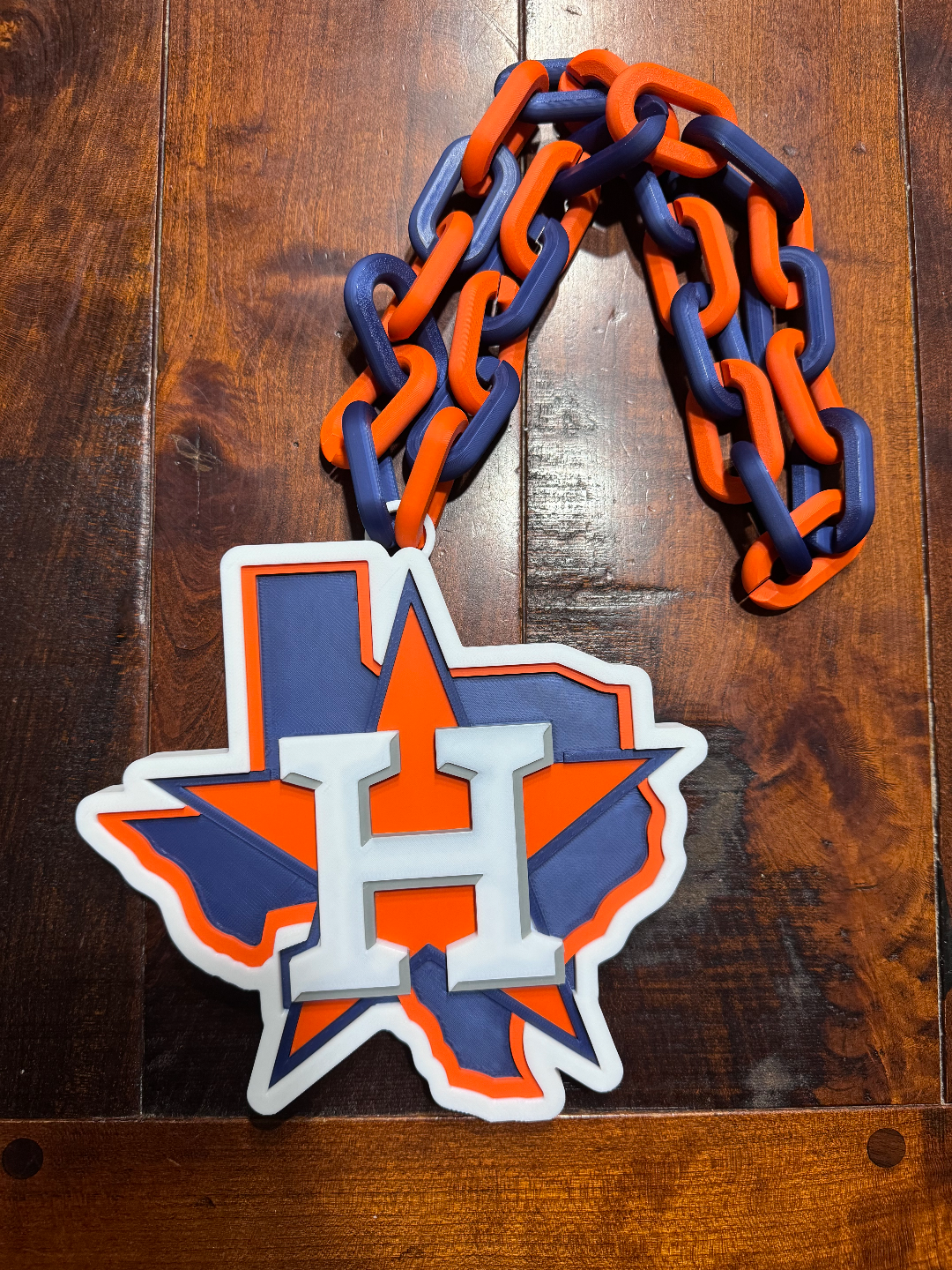 Houston Astros Oversized Necklace Logo