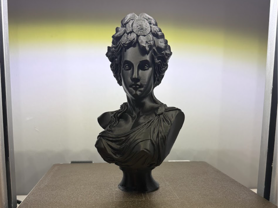 Classic Muse Bust with Laurel Wreath