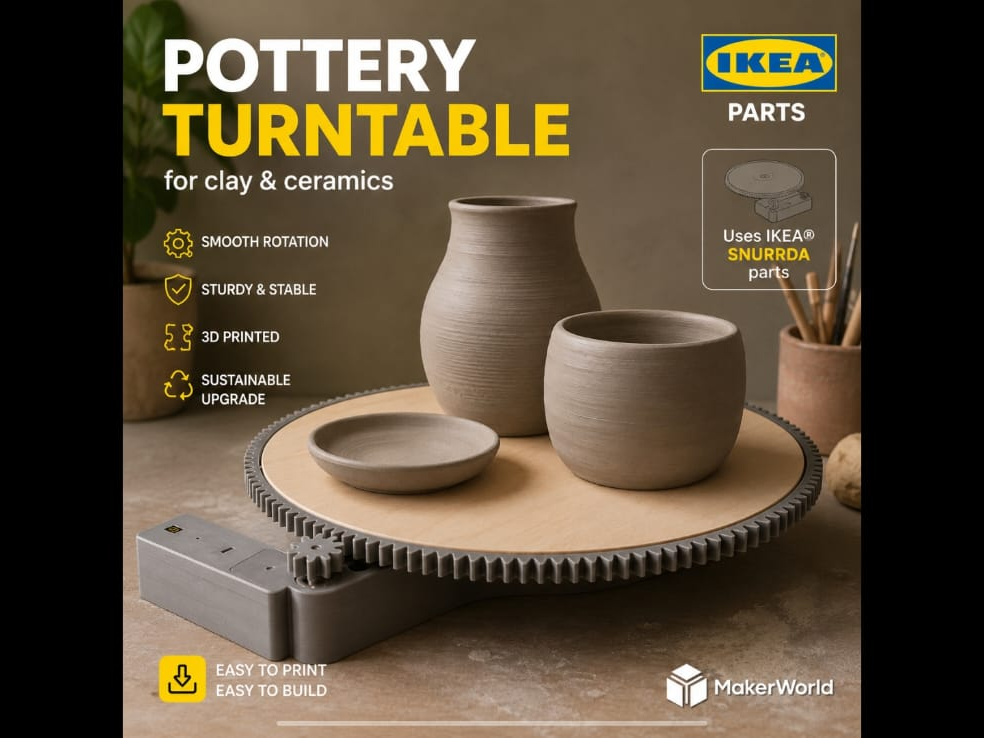 rotating table for ceramics