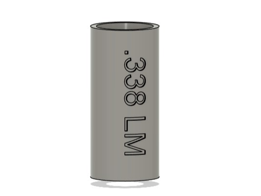 .338 Lapua Magnum Powder Funnel Insert