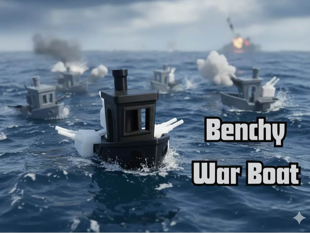 Benchy Warboat