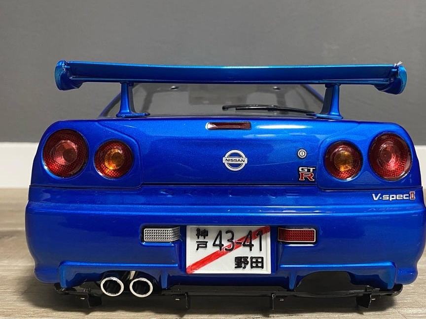 Japanese 1:10 License Plate