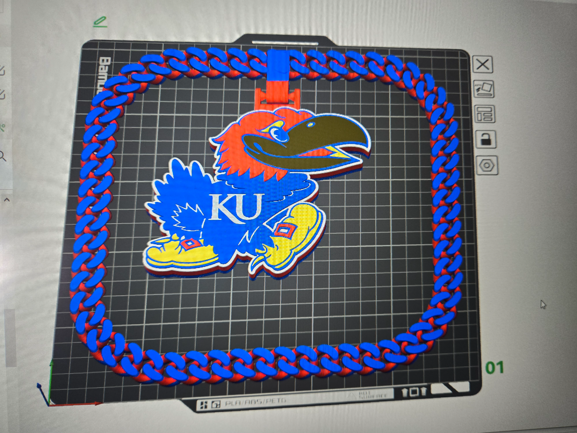 Kansas University Jayhawks Chain