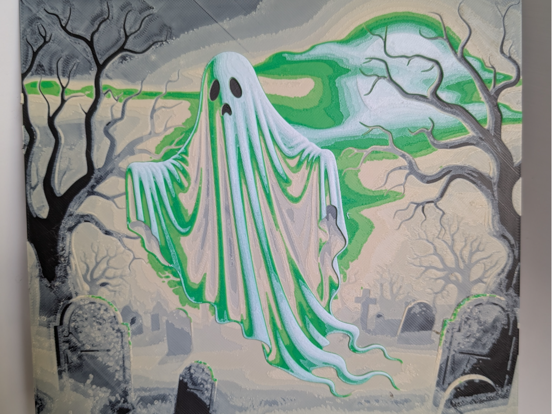 Hueforge Geist auf Friedhof