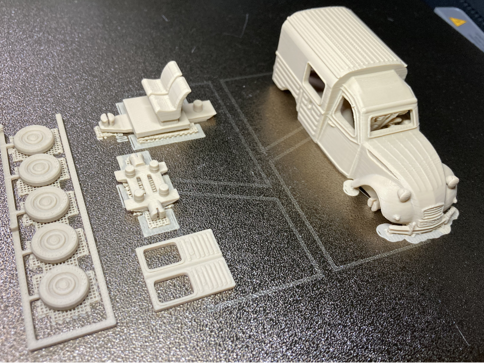 Kitcard Citroen 2CV Fourgonnette carmodel