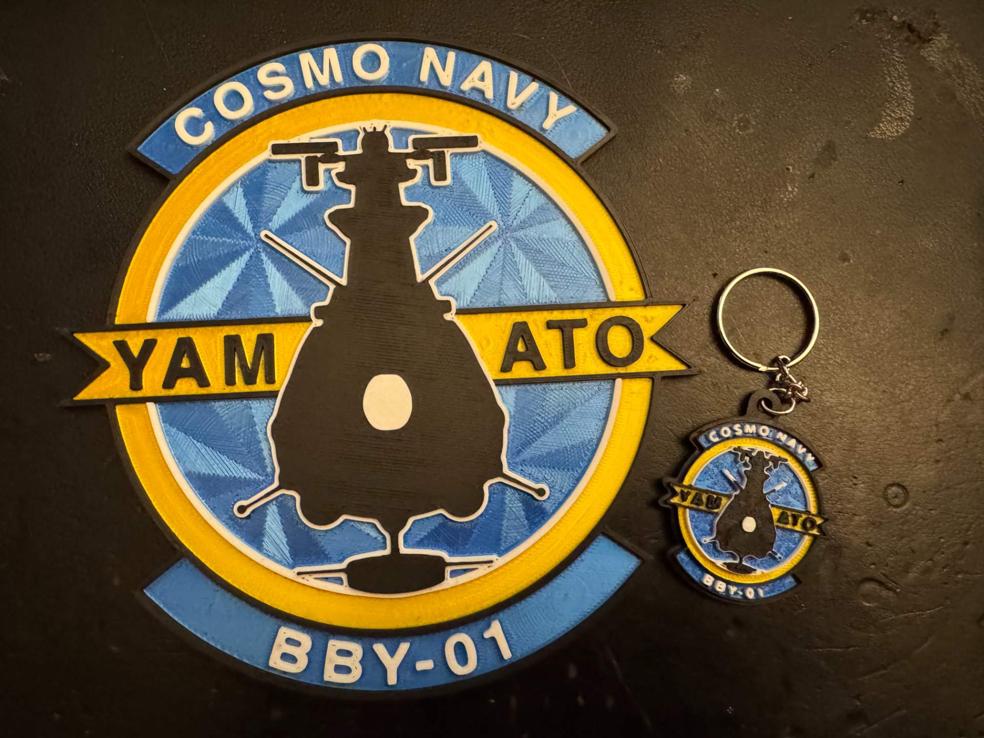 Space Battleship Yamato Patch - Plaque & Keyring