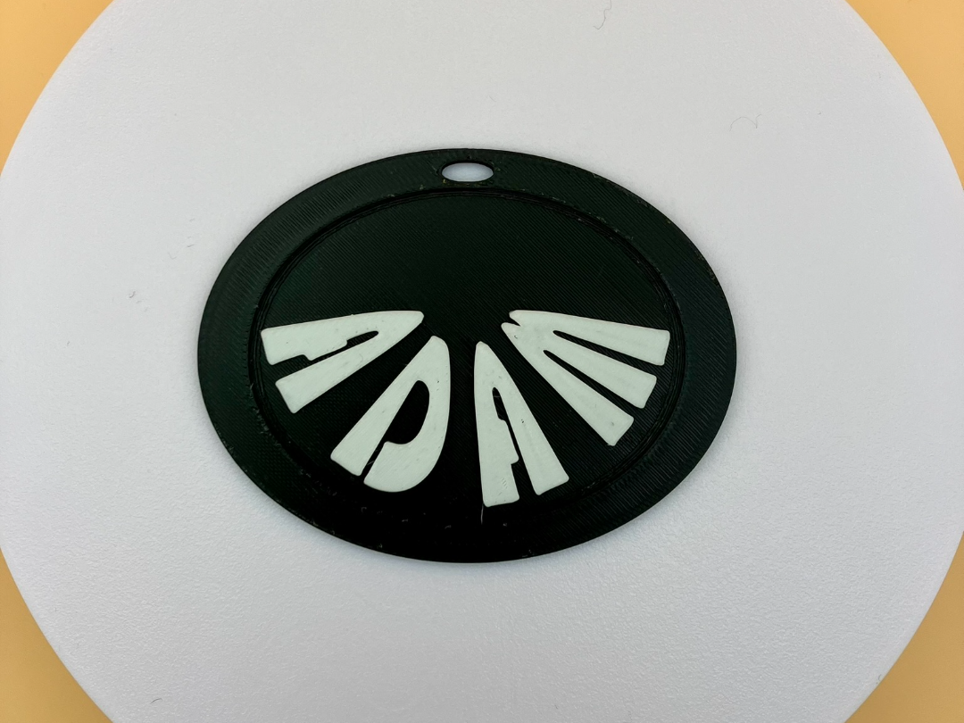 Adam - Name Tag, backpack tag