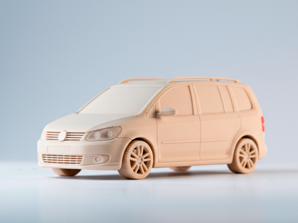Volkswagen Touran 2009-2015 3D Car Model