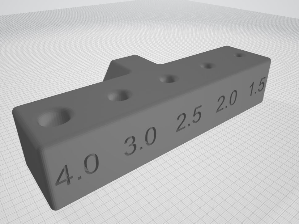 HSW - Simple Allen Key Hex Holder