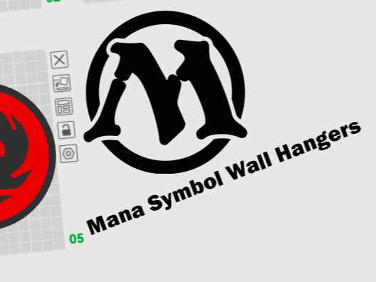 MTG Mana Symbol Wall Hangers