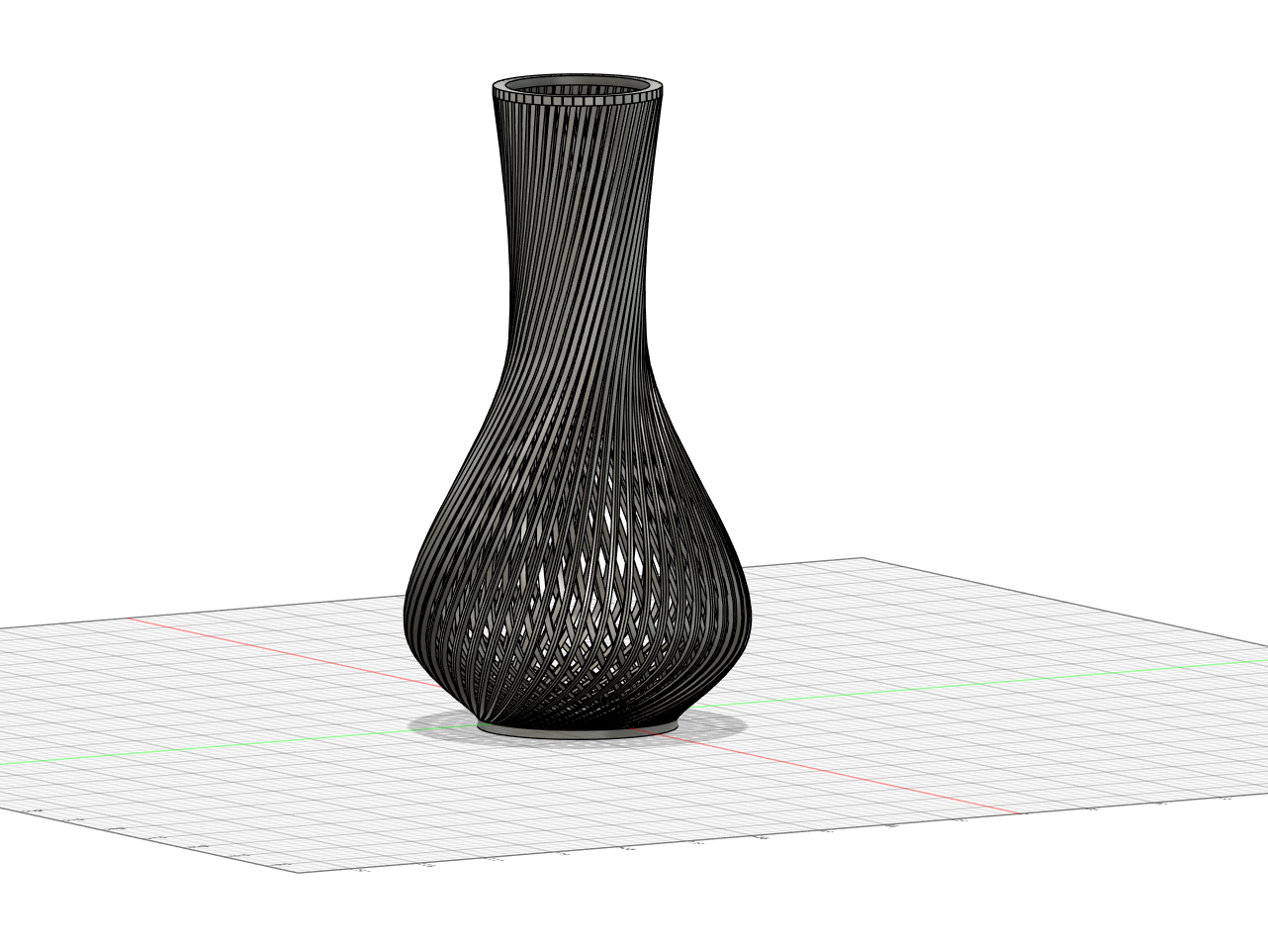 Vase for brick flowers
