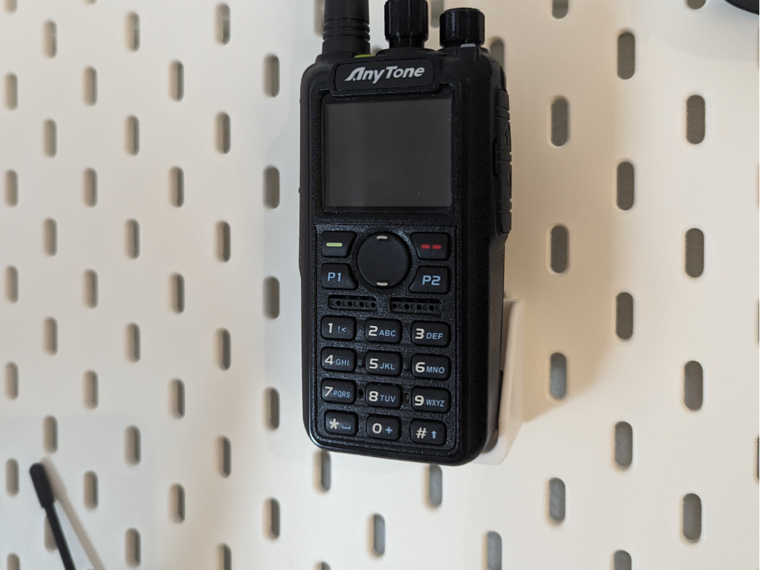 Skadis Holder for Anytone 868 / 878 Radios