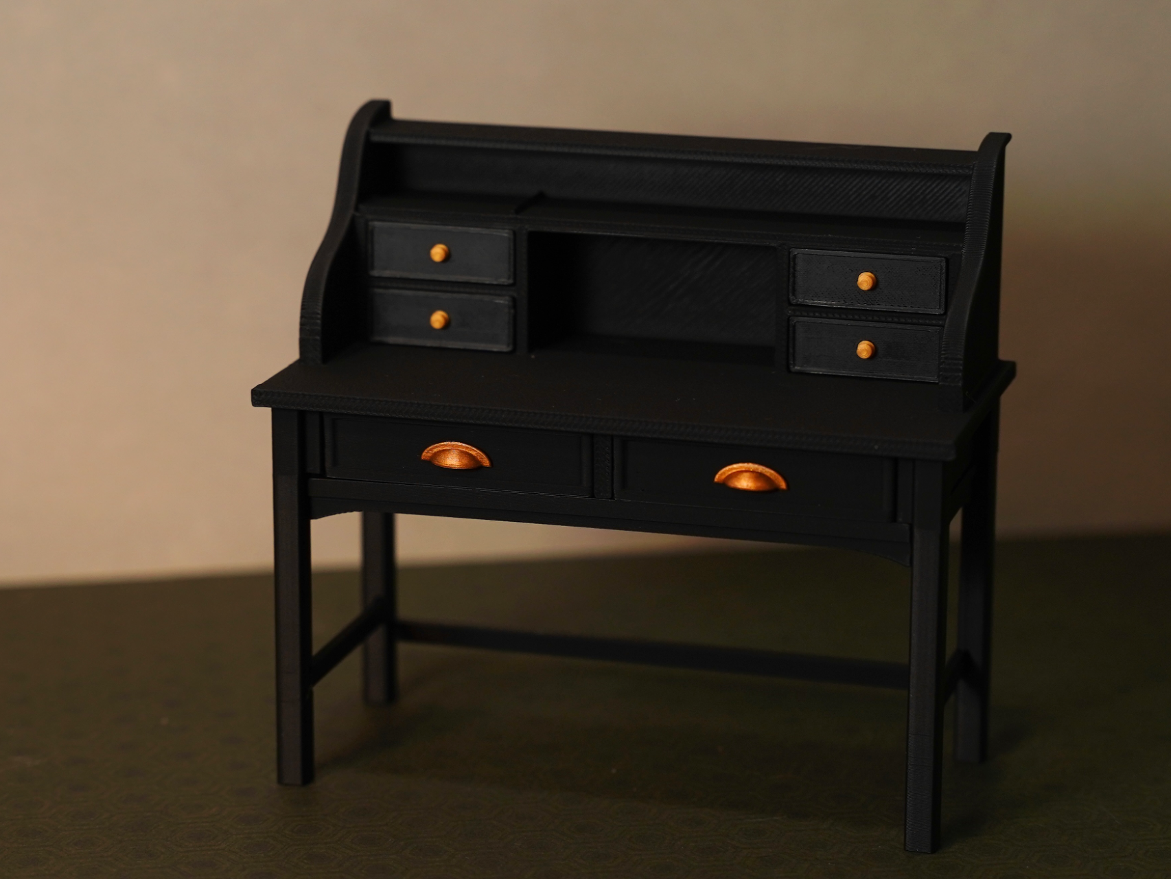 Writer's Corner Vintage Secretary Desk Retro1:12