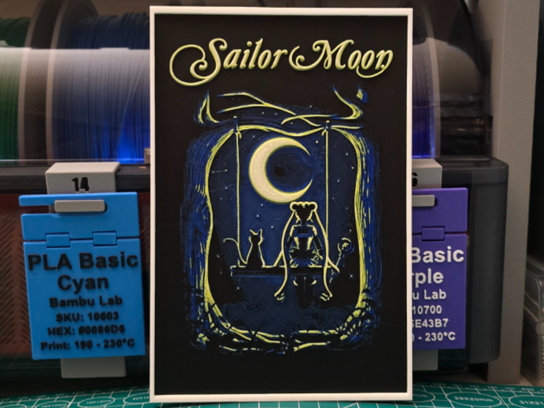 Sailor Moon Poster - Hueforge Art