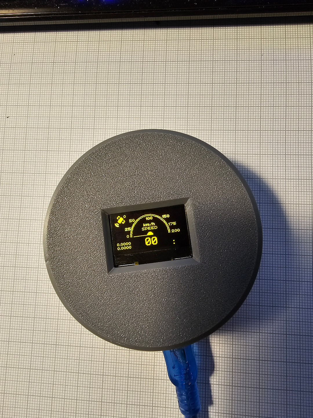 Case for Arduino GPS Speedometer with Analog Gauge
