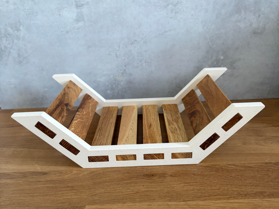 Kleine Obstschale mit Easy Stick / Klötzchen