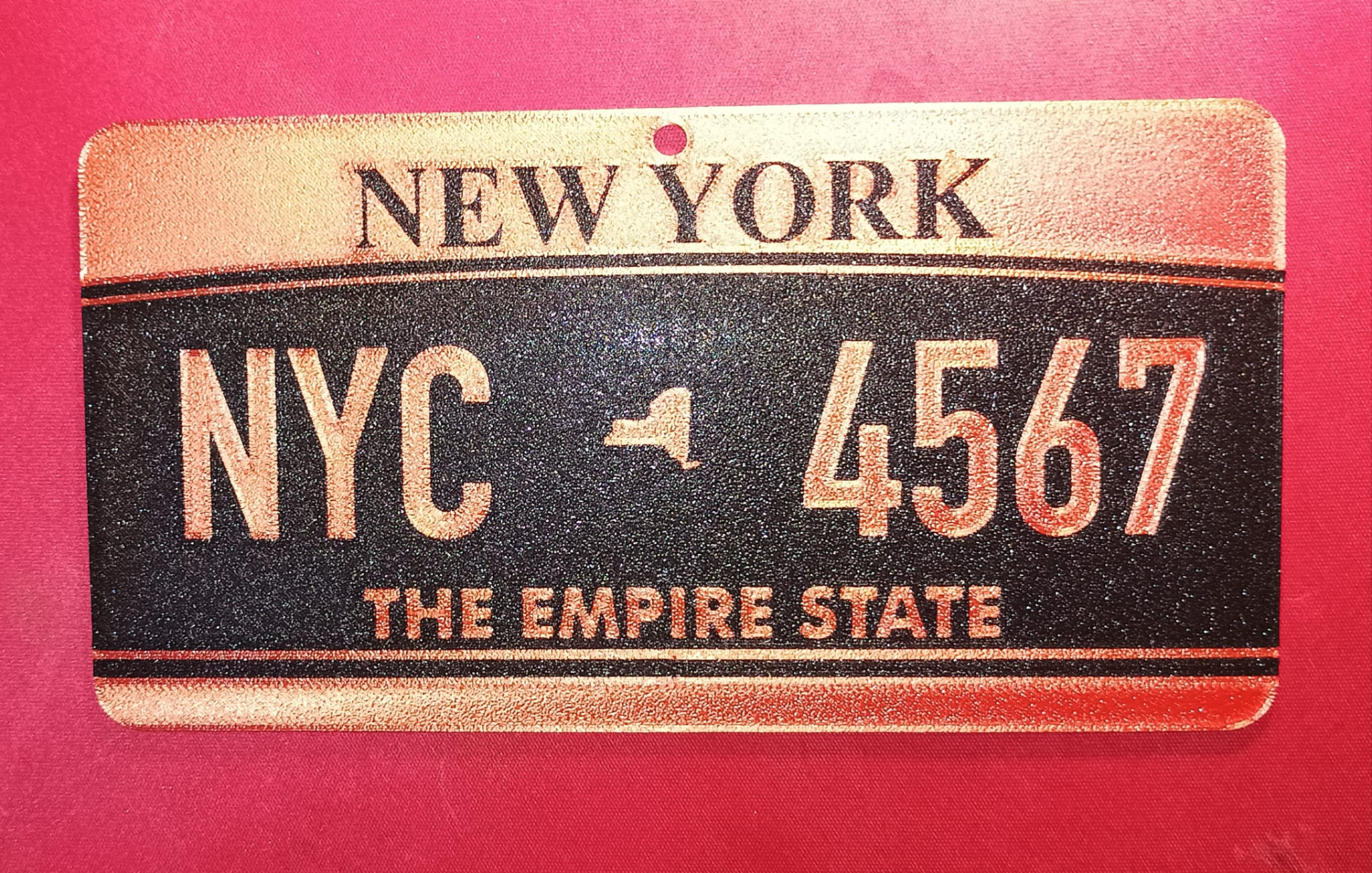 Nummernschild Kennzeichen New York