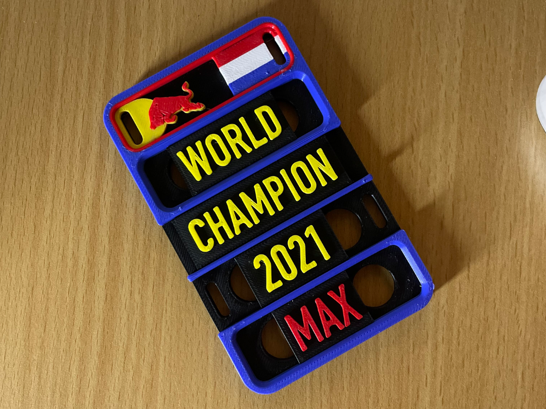 Max Verstappen Red Bull Pit Board F1 2021 WDC
