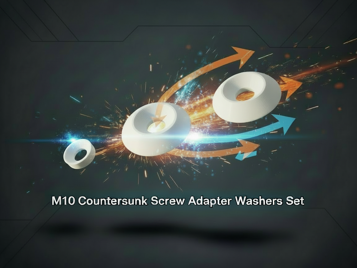 M10 Countersunk screw adapter washers set 
