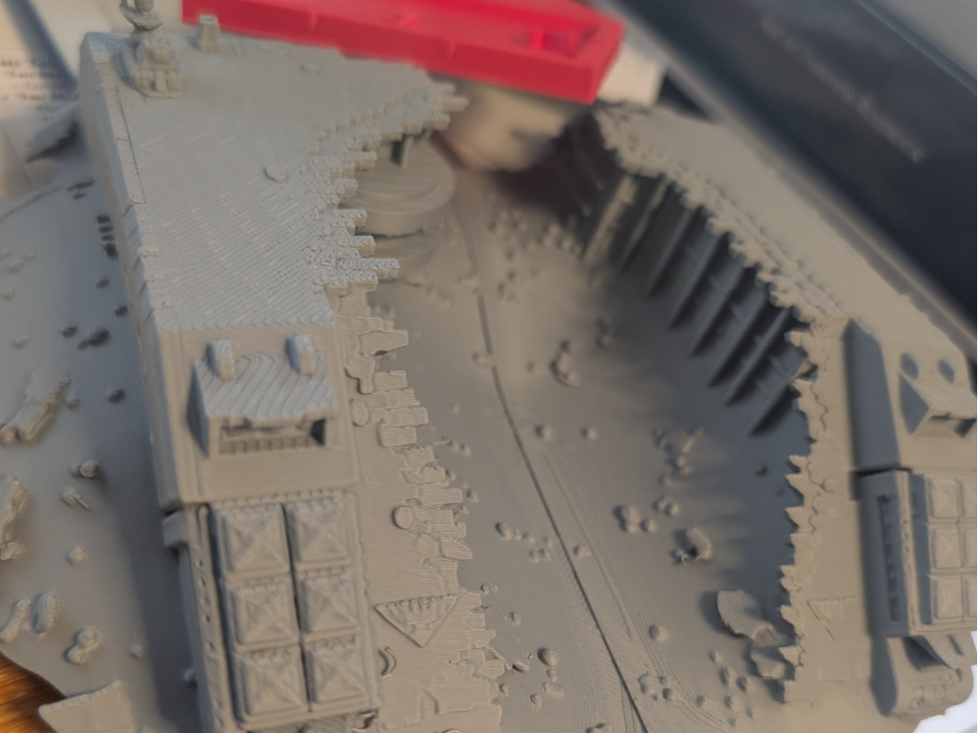 wrecked land raider