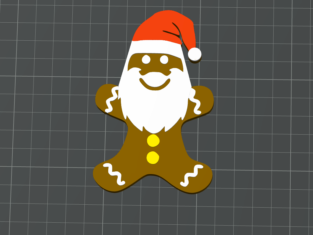 Santa Gingerbread Man