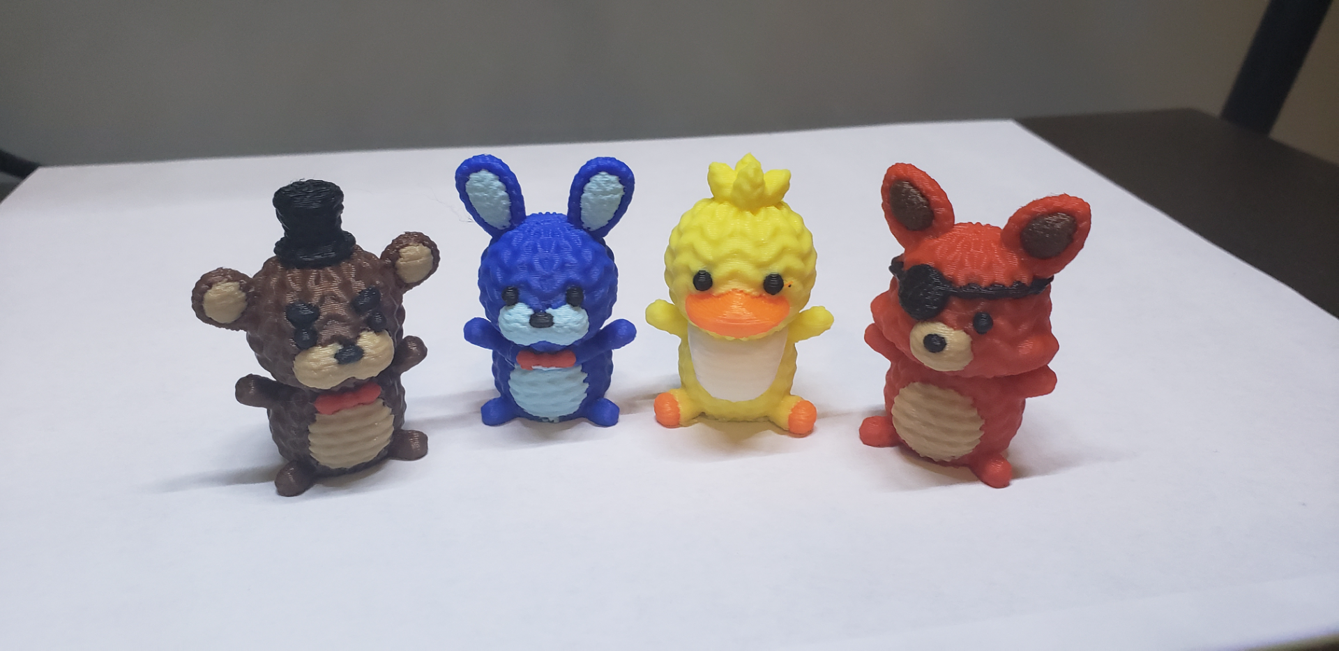 FNAF Crochet Knitted Freddy Fazbear plush keychain