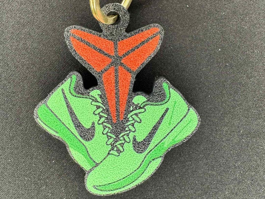 Kobe 6 Grinch Keychain