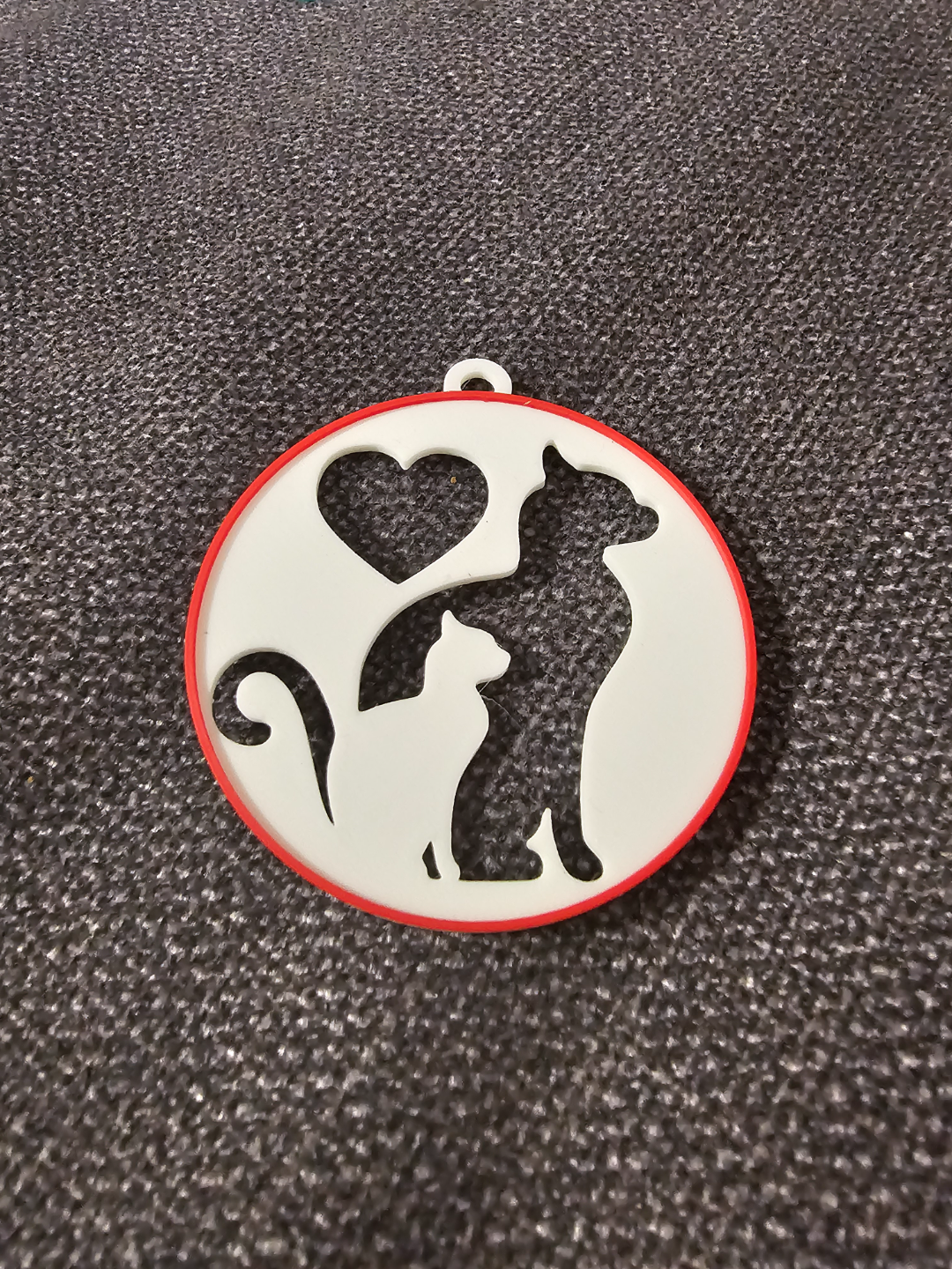 Cat lover Christmas tree ornament