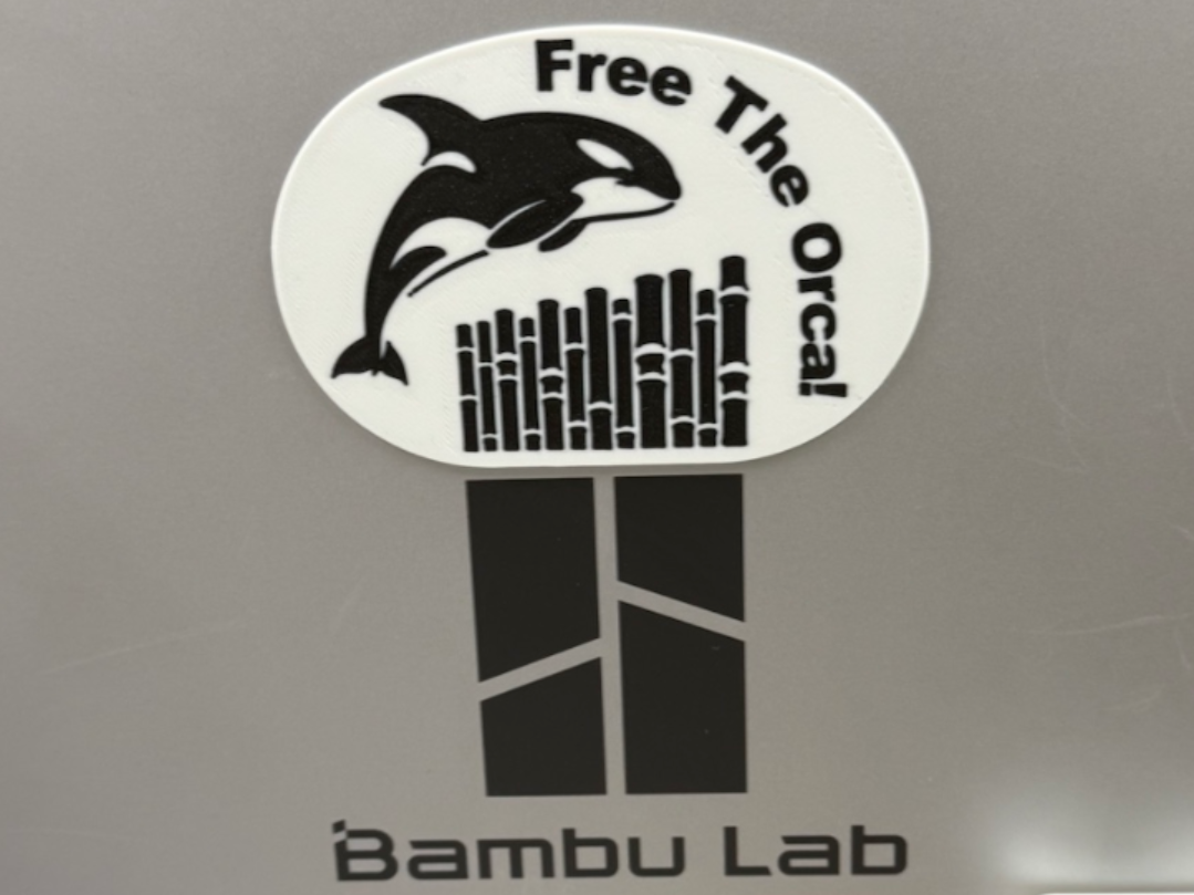 Free OrcaSlicer from the Bamboo Wall (Printer art)