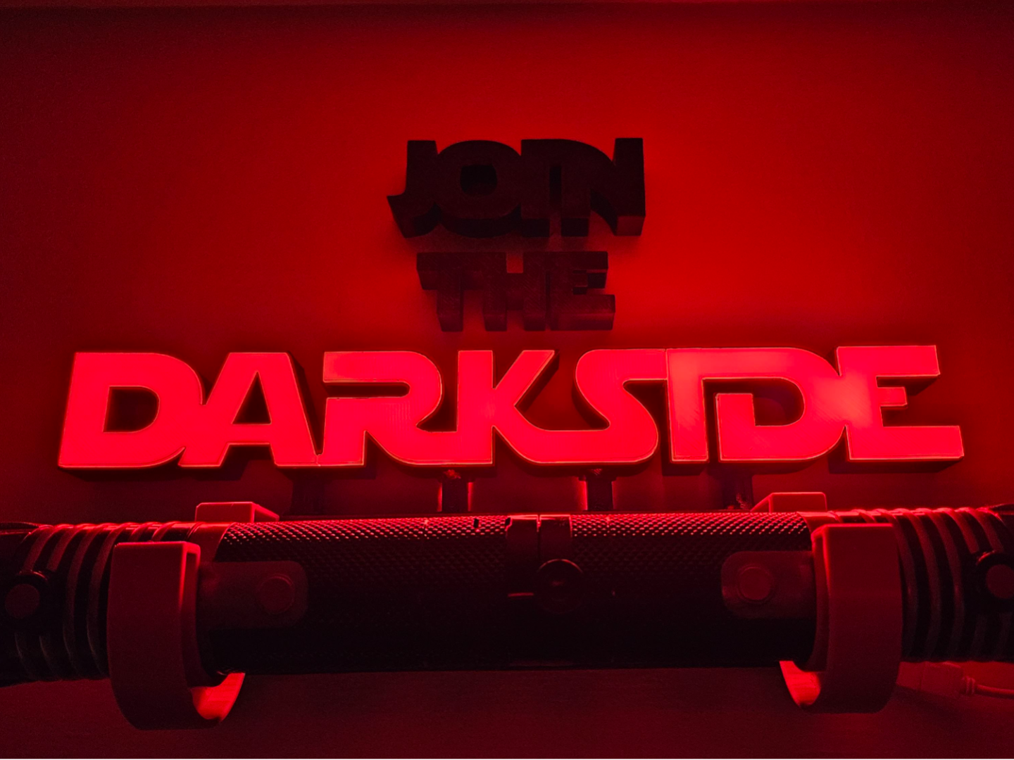 Lightsaber Holder - Join the Darkside Illuminated