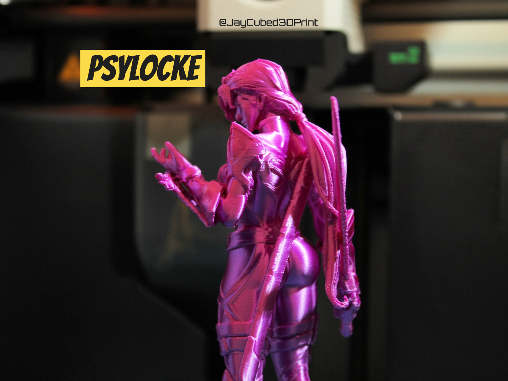 Psylocke - Fan Art Sculpture
